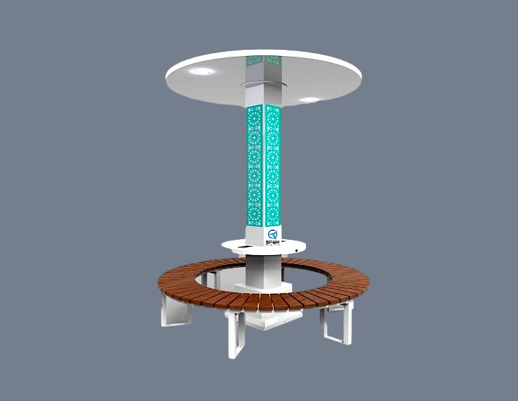 广场太阳能智能座椅